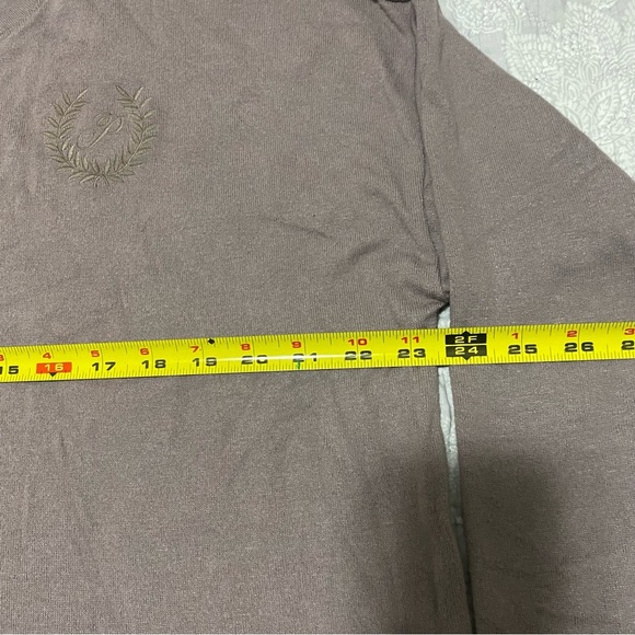 Victoria’s Secret PINK Cozy Knit Long Sleeve Sleep Shirt Iced Coffee Size Large - Picture 5 of 7